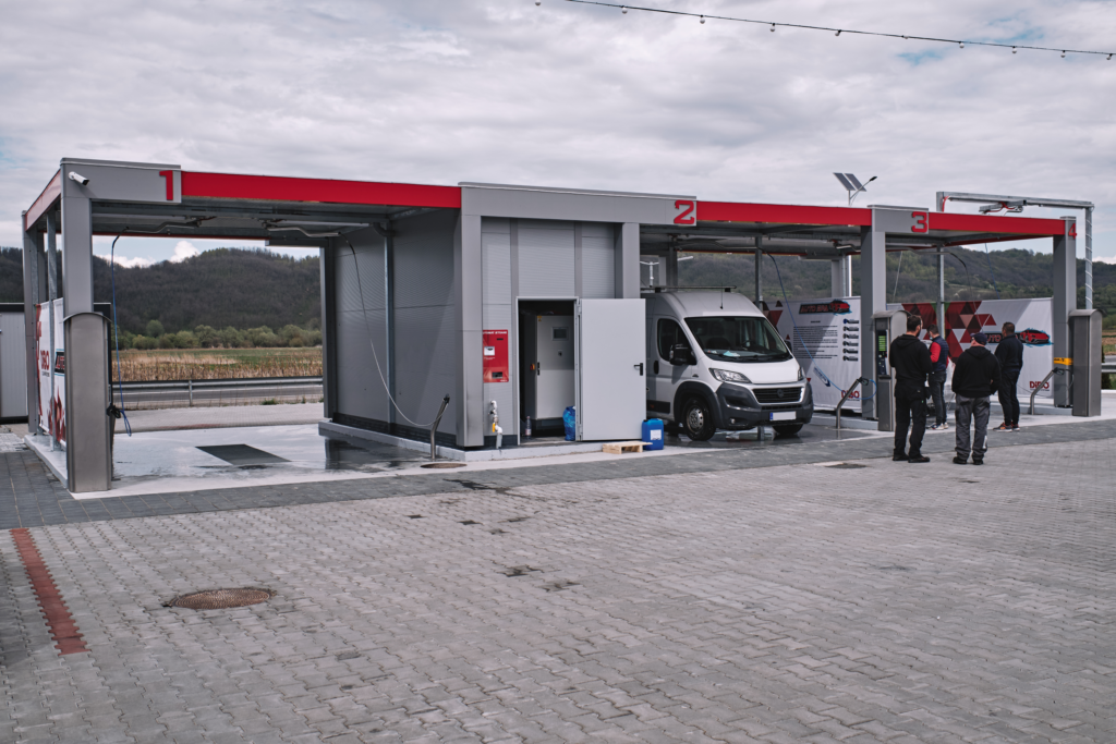 DiBO Vestem (Nagyszeben) önkiszolgáló autómosó