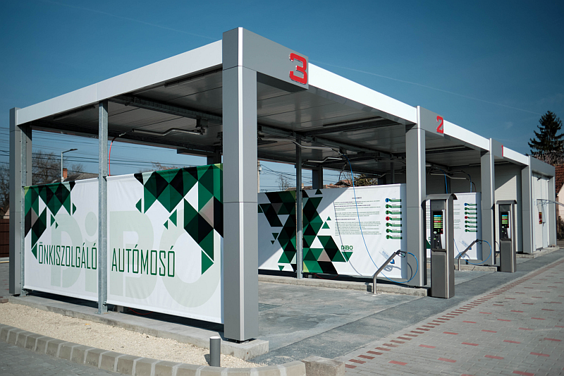 DiBO Abony önkiszolgáló autómosó